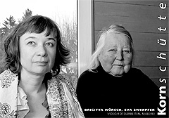 Ausstellungskarte Brigitta Würsch, Eva Zwimpfer