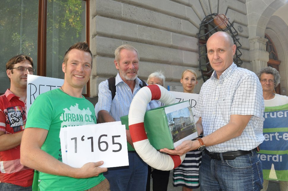 Bild zu ZHB-Initiative: 1 165 Unterschriften